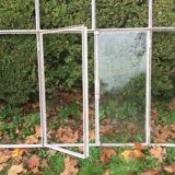 Old glass roof with window