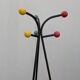 Vintage 1960s ball coat rack, Roger Féraud style
