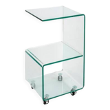 Pair of glass tables