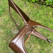 Old metal patio chairs