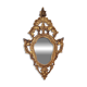 Miroir bois doré 56 x 32 cm