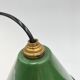 Pair of industrial hanging lamps