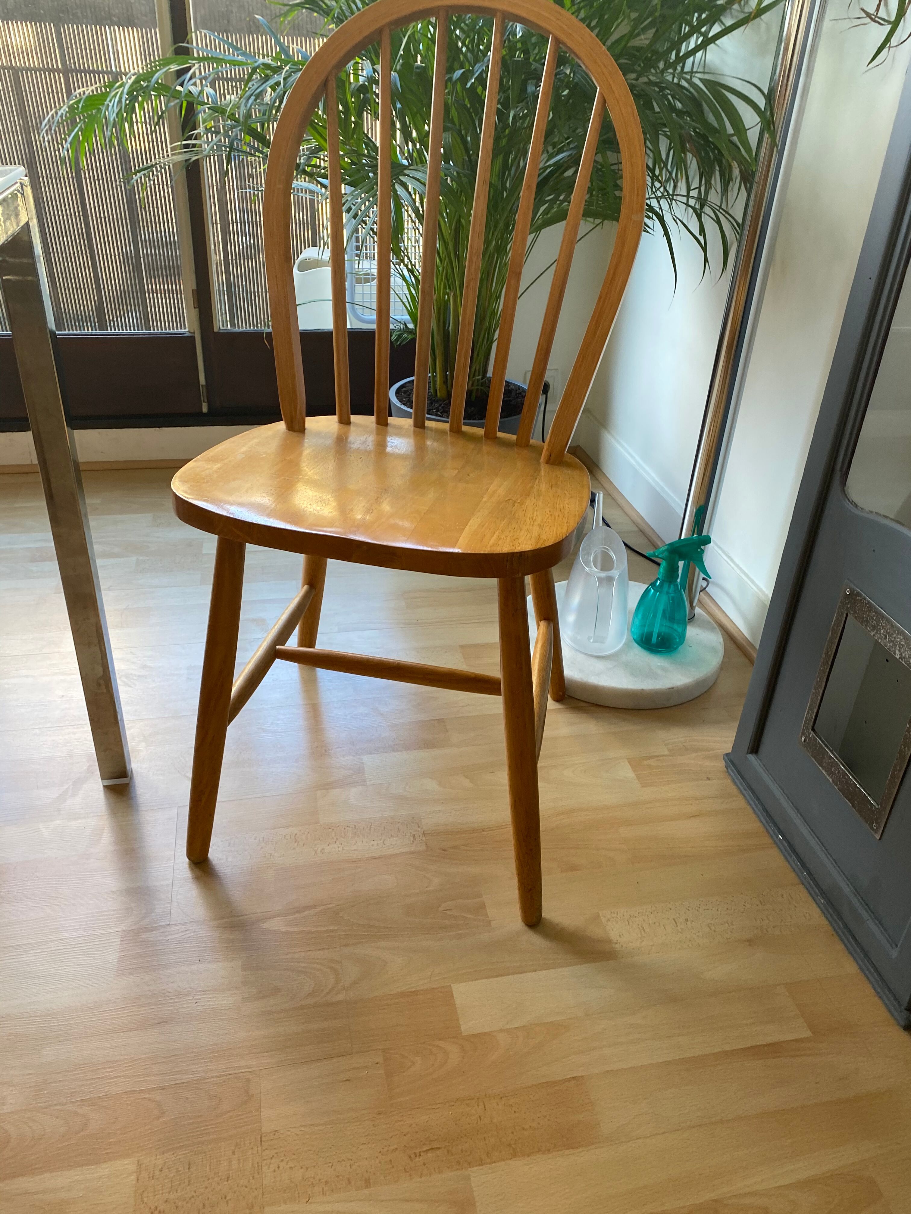 Chaise bois vintage