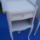 Pair of bedside tables style L XV gray