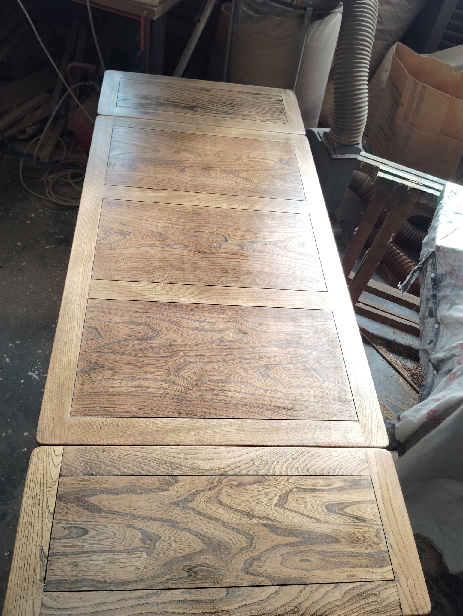 Table bistrot vintage anglaise à rallonges