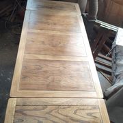 Table bistrot vintage anglaise à rallonges