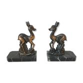 Greenhouse books Art Deco Doe marble regulated vintage bronze 1940