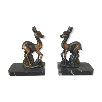 Greenhouse books Art Deco Doe marble regulated vintage bronze 1940