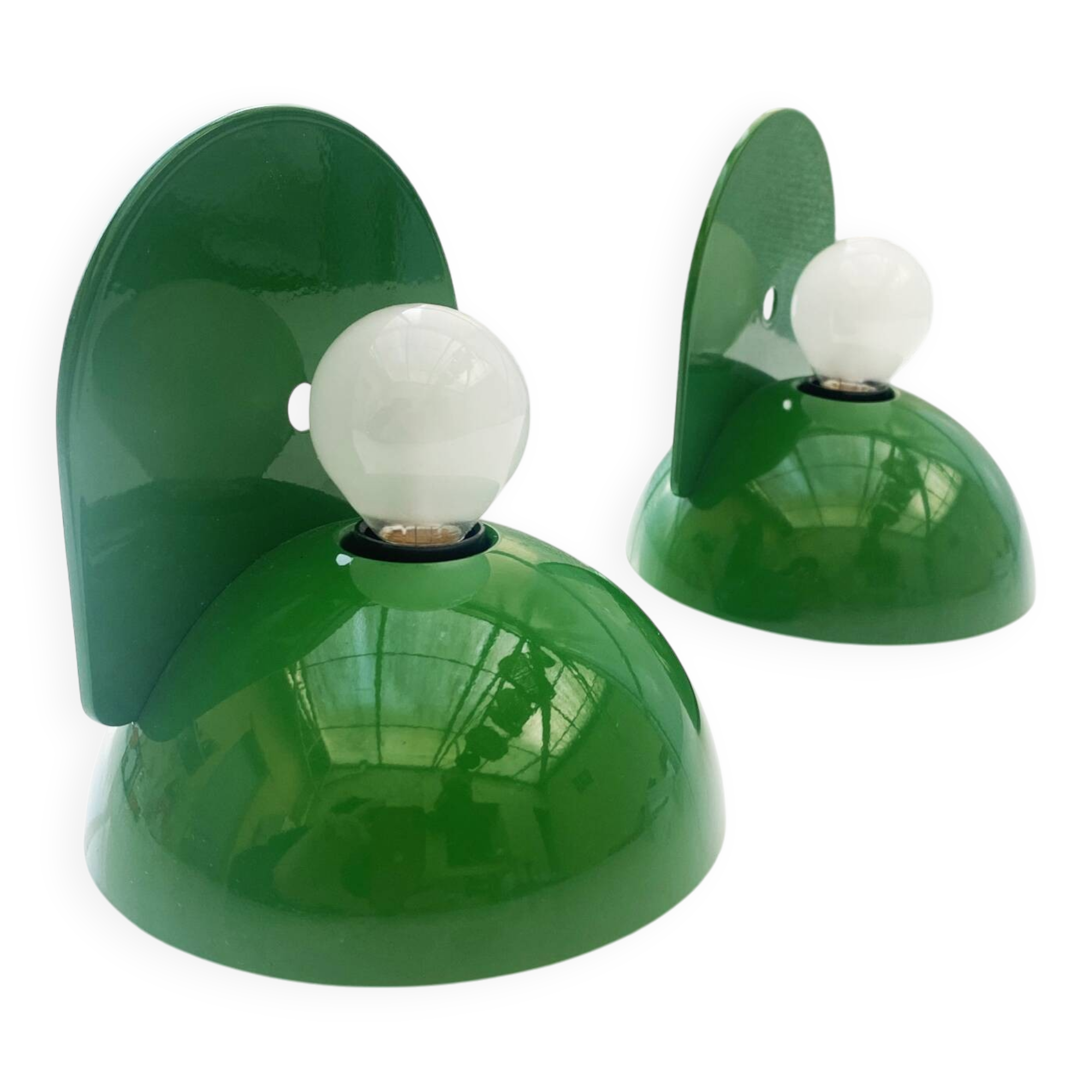 Pair of Buco wall lights designed by Claudio Dini for Artemide in 1974