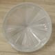 French Vintage Art Deco White Opaque Glass Abstract Platform Light Shade