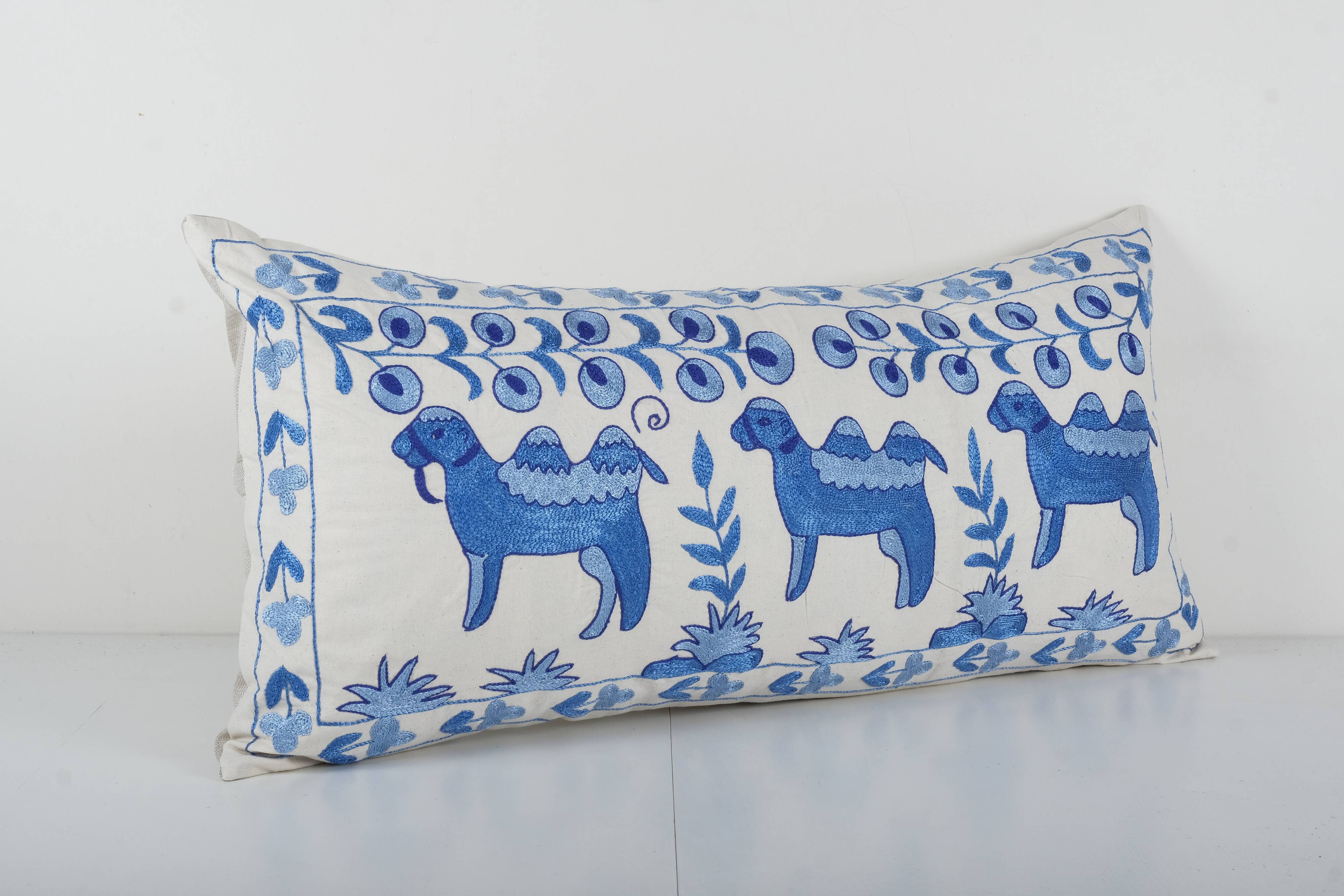 Turkish Suzani pillowcase