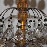 Chandelier with pendants 8 light arms