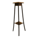 Celestine wooden plant holder