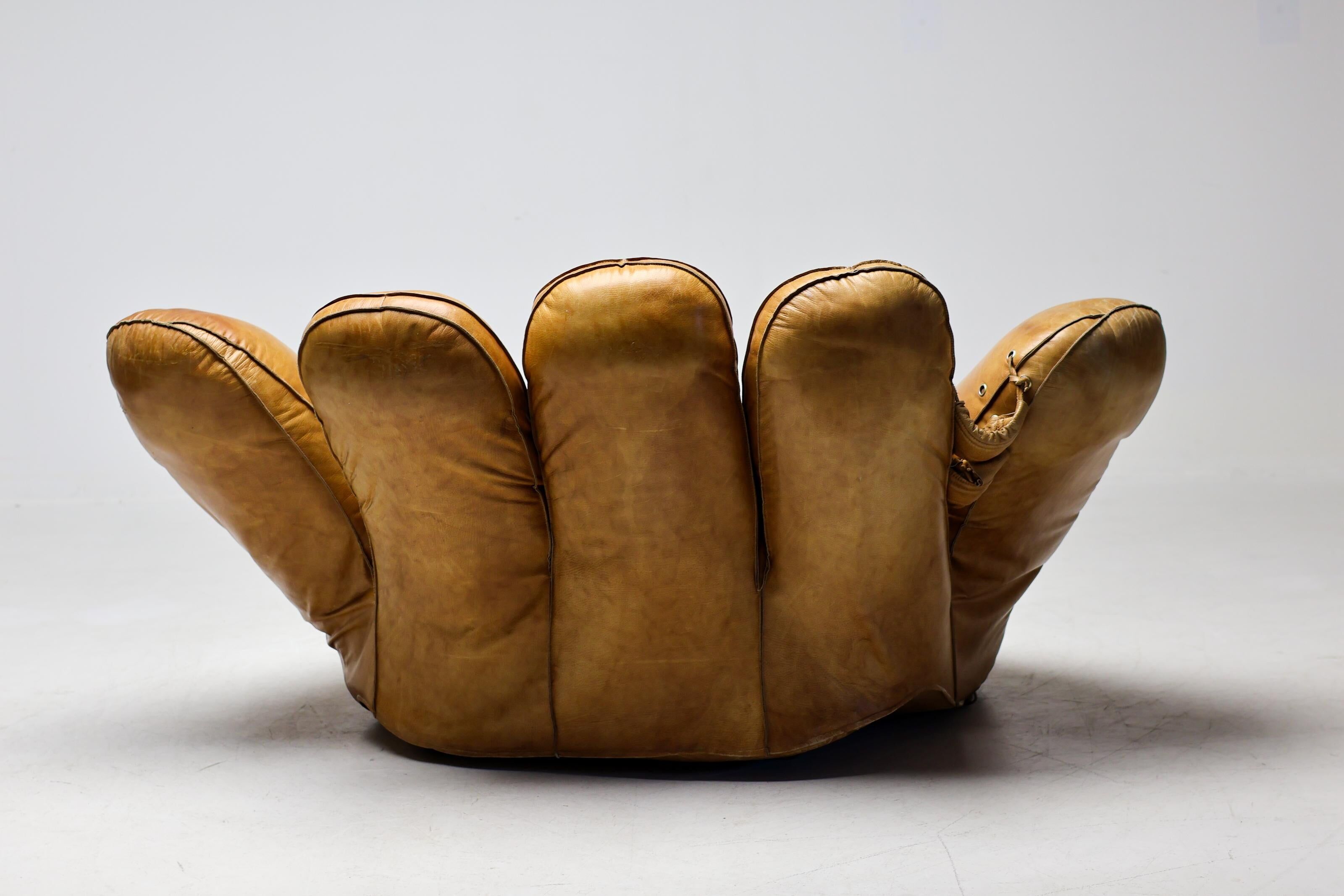 Radical Softness: The Original 1970s Joe Leather Armchair by Poltronova