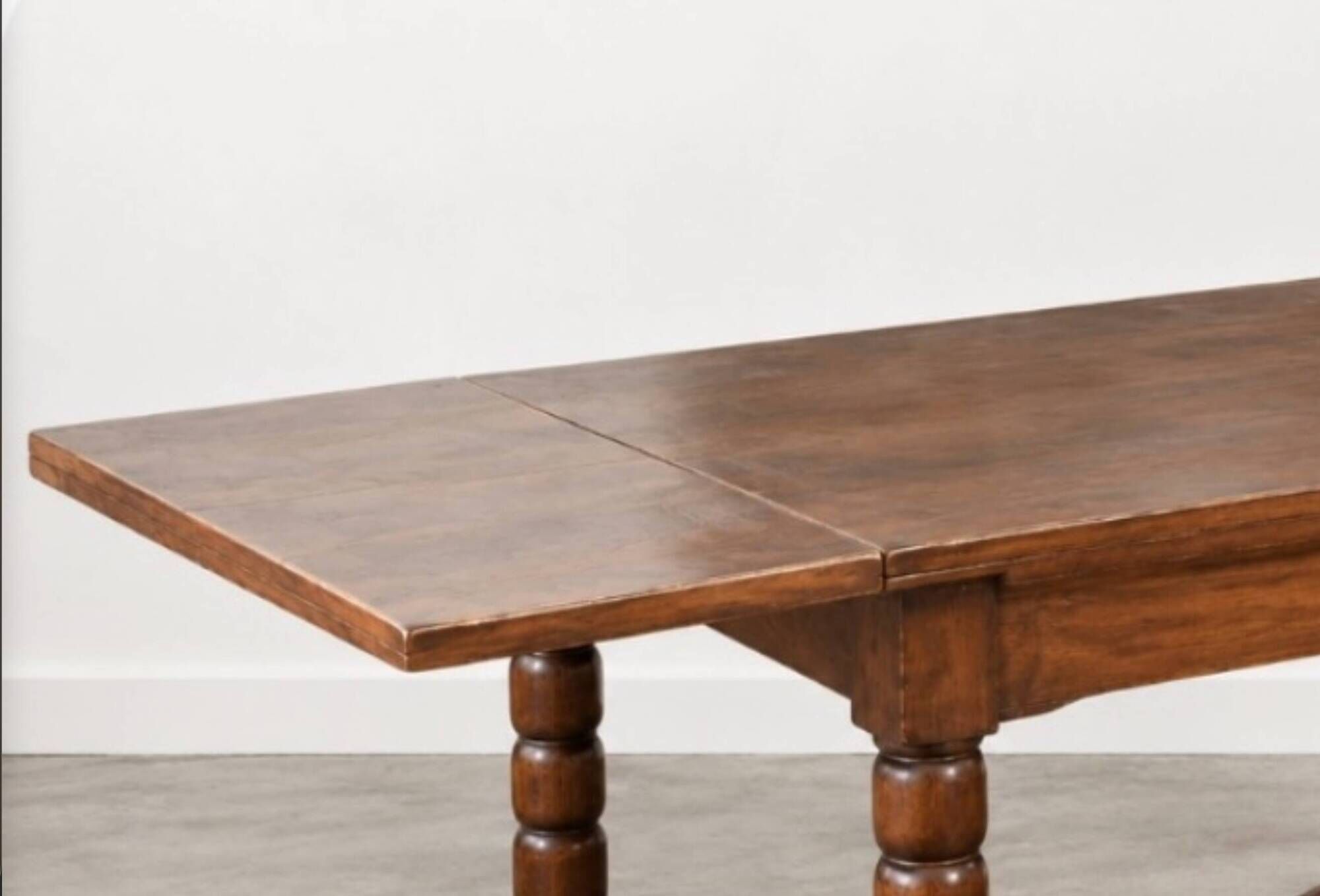 Dining table with extensions Charles Dudouyt 1940
