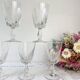 9 vintage red wine glasses