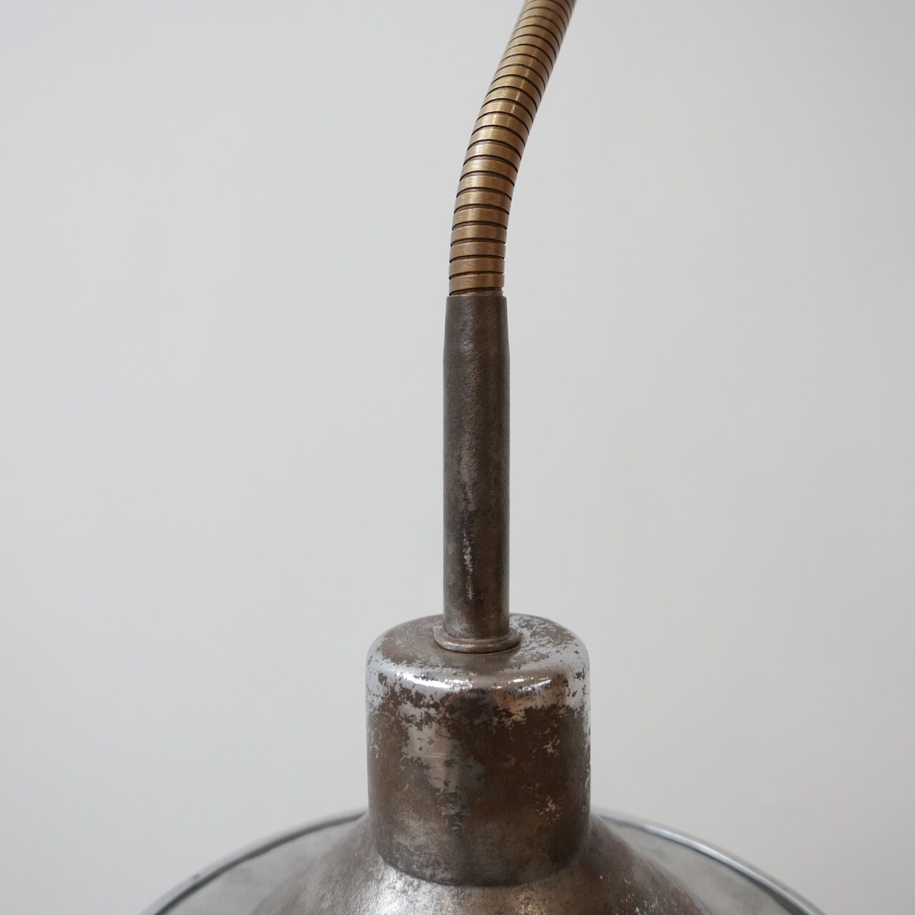 French industrial adjustable task lamp