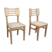 Set of two chairs, Pierre Cruege, 50 years