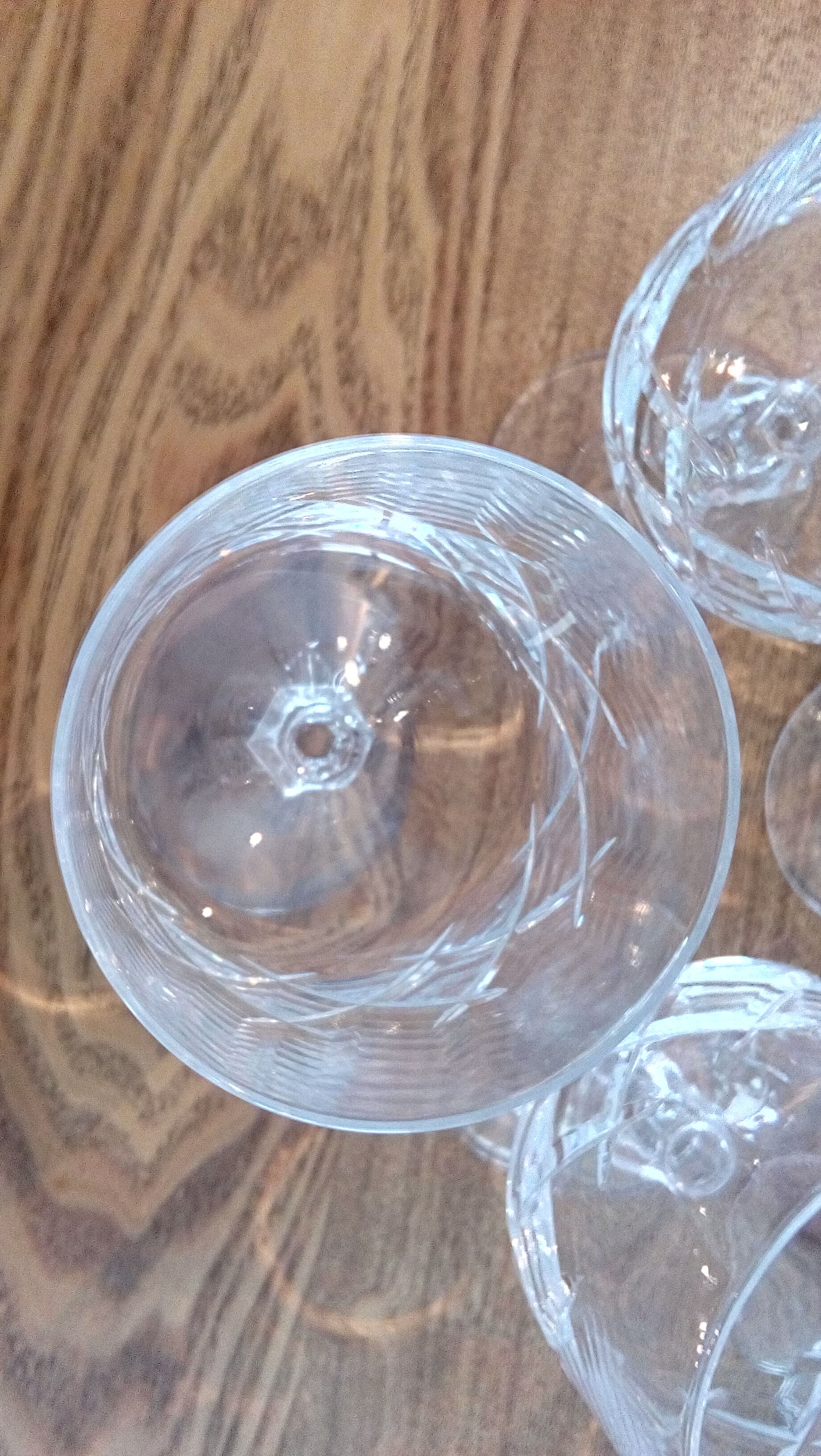 Lorraine crystal glasses