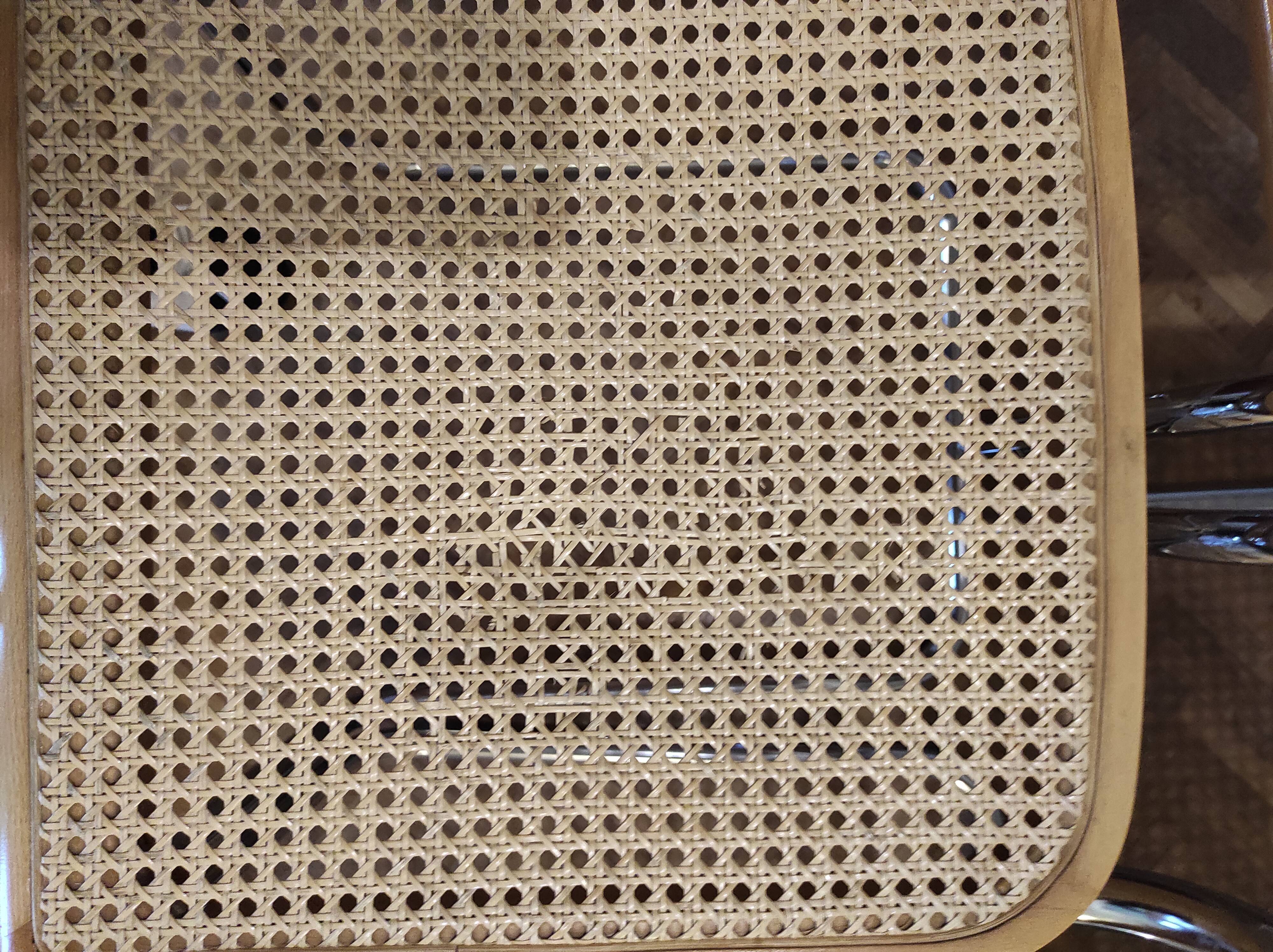 Lot of 6 chairs Breuer cesca b32