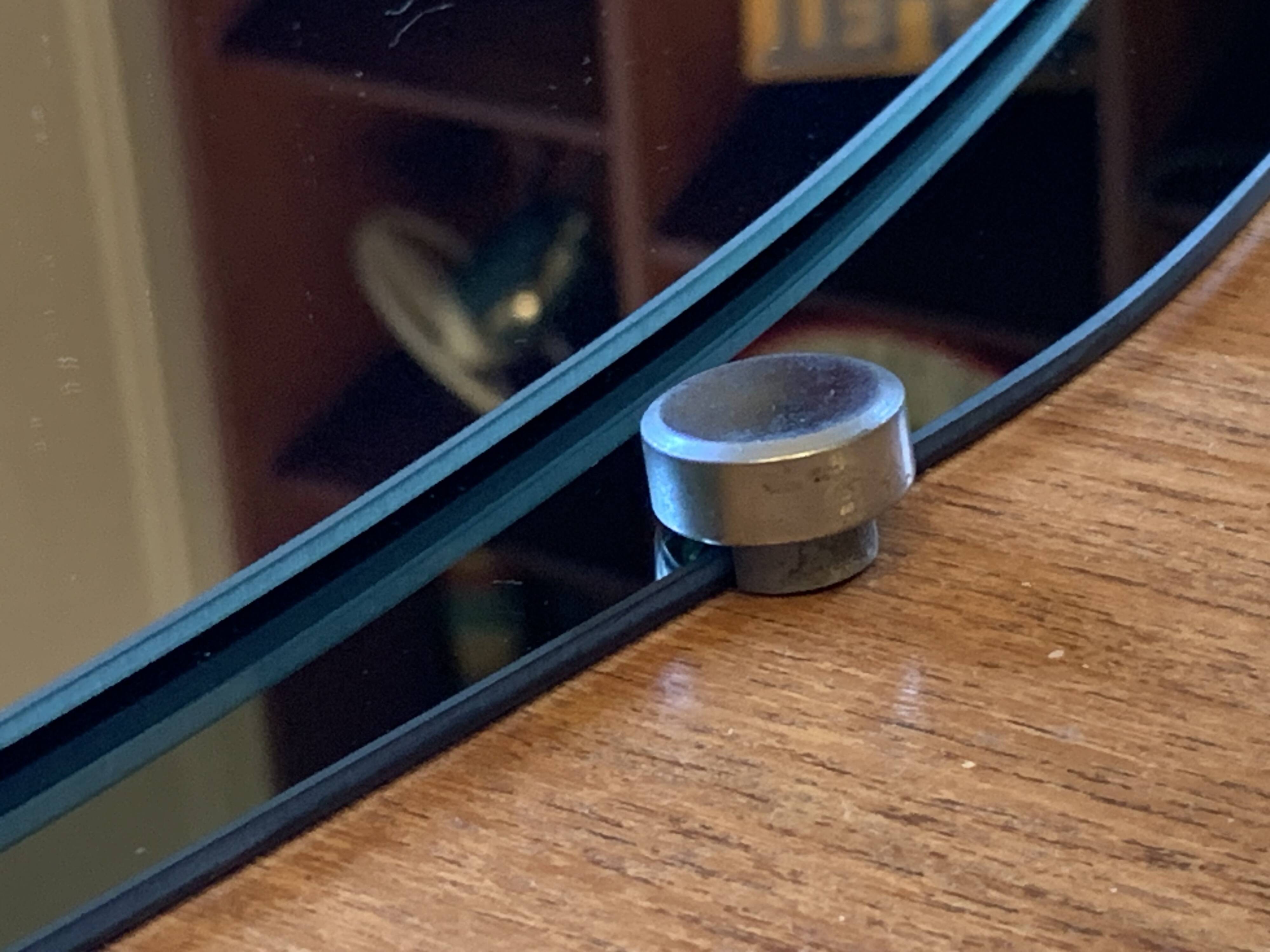 Double shade mirror 43x66 vintage 1970