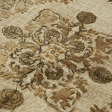 Hand-knotted vintage oriental 1980s 174 x 292 cm brown rug