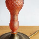Kaelle lamp in glass paste and brass.