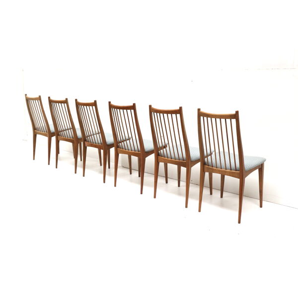 Lot de 6 chaises de salle à manger / chaises de bar des années 1960
