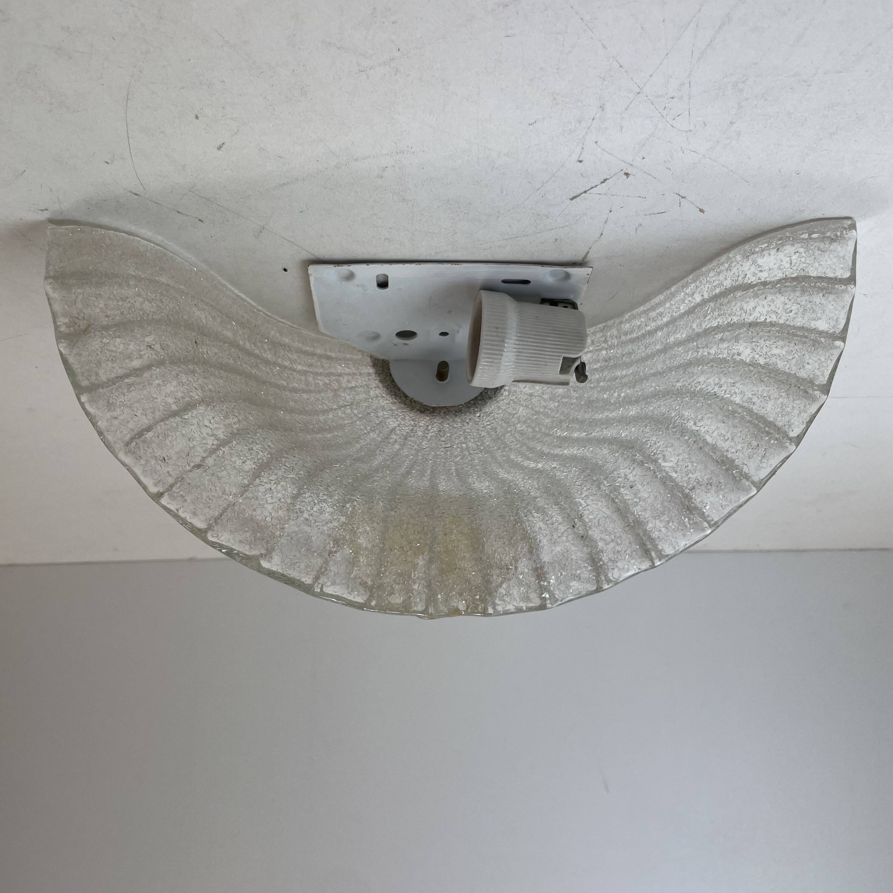 Pair of Murano Graniglia Wall Lamps att. To Italamp, Italy, 1980s