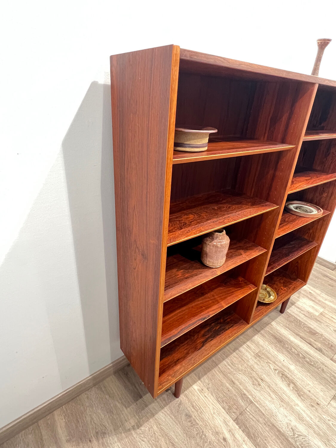 Scandinavian rosewood bookcase