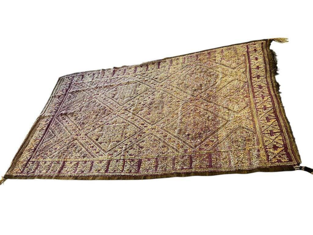 Vintage XL Moroccan wool rug