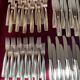A cutlery set of 81 pieces.