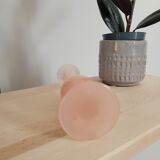 Small pink opaline vase