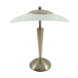 Lloytron metal and glass desk lamp