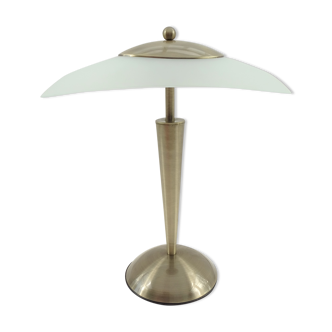 Lloytron metal and glass desk lamp