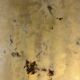 Vintage 70'S Hollywood Regency Brass and Iridescent Glass Coffee Table