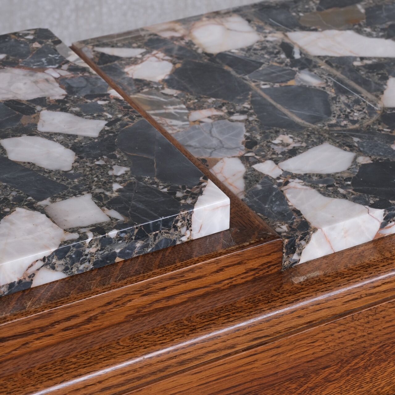 Art Deco French Marble Credenza or Sideboard