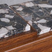 Art Deco French Marble Credenza or Sideboard
