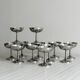 12 stainless steel cups