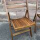 Set  de 4 chaises Pliante terrasse patio  vintage