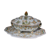 Earthenware soup bowl