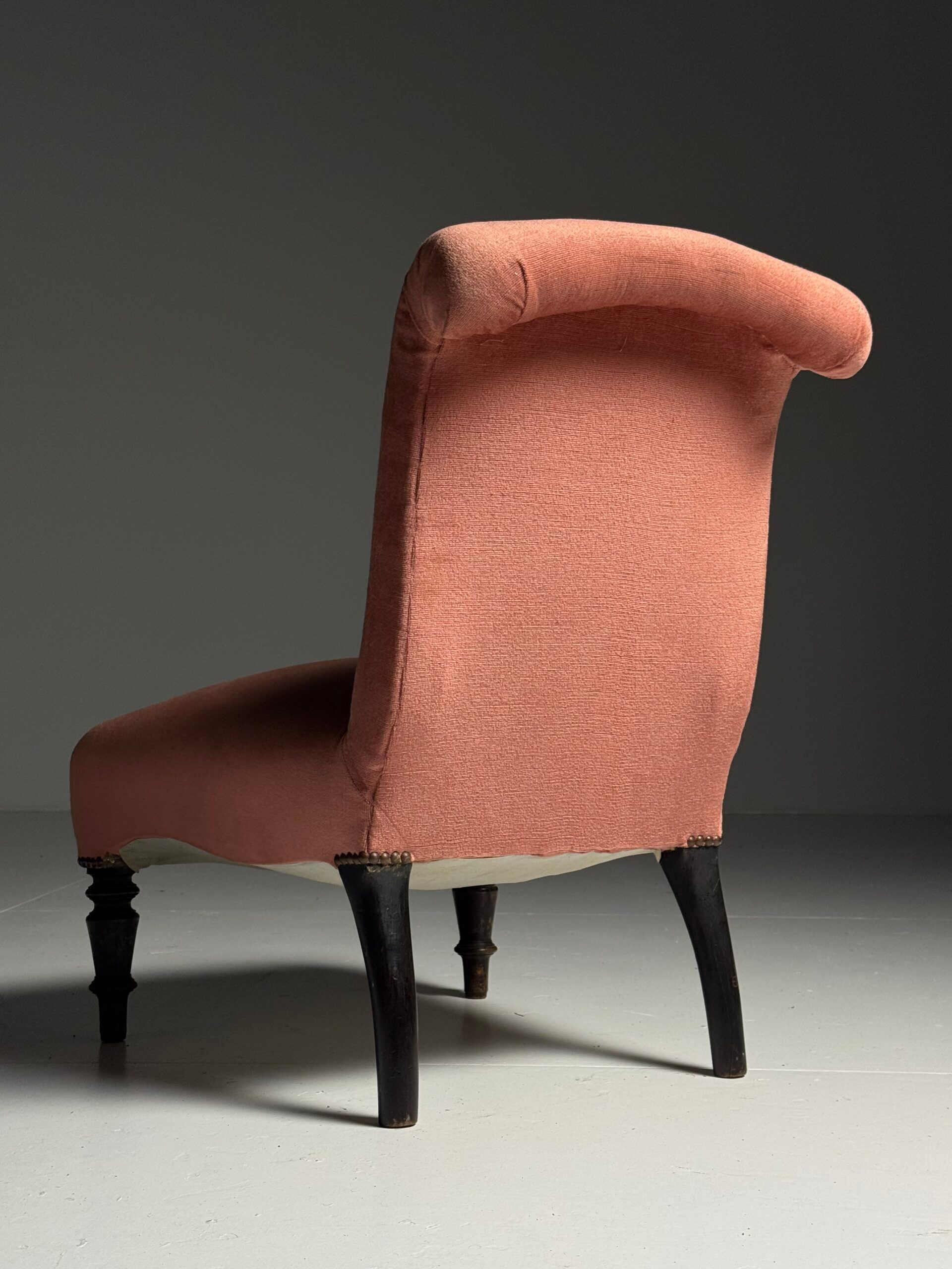 Ensemble de 2 fauteuils à pantoufles français vers 1900