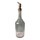 Old decanter nineteenth "Fine-Champagne" in blown glass