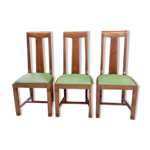 Suite de 6 Chaises chêne