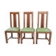 Suite de 6 Chaises chêne Art Déco années 1940