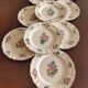 9 dessert plates “Réverbère fin” KG Lunéville