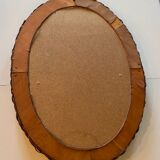 Rattan mirror