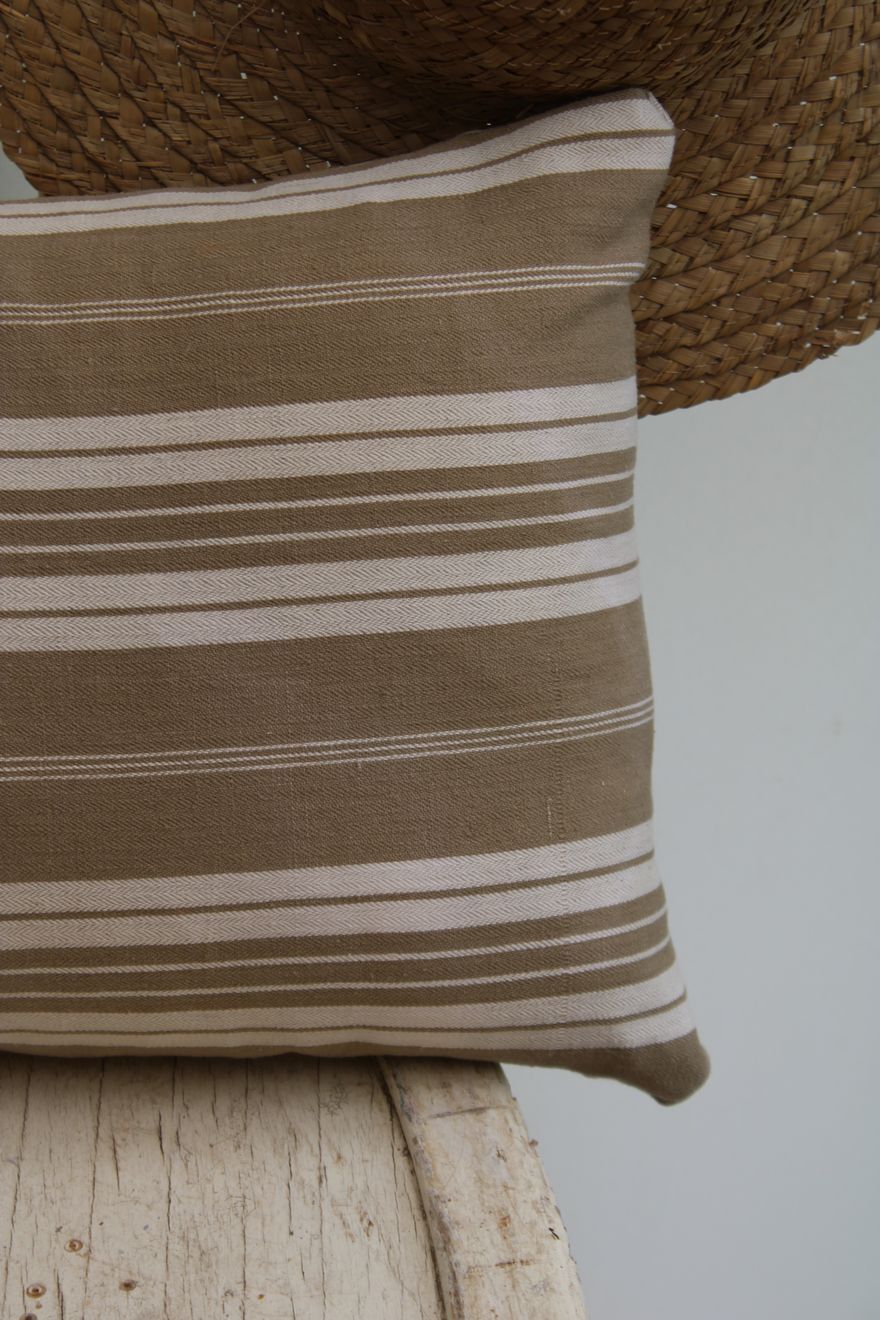 Striped cushion