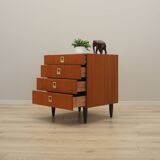 Teak chest of drawers, Danish design, 1970s, production: Denmark