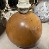 Foot lamp ball light wood